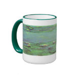 Waterlilies by Monet, Vintage Floral Impressionism Mug