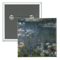 Waterlilies: Green Reflections, 1914-18 buttons