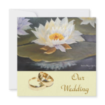 waterlilies invitation