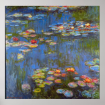 Waterlillies by Claude Monet Posters