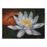 Waterlilly with Dead Pad Greeting Cards