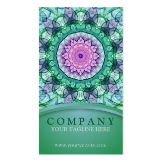 WaterLily Mandala Business Card