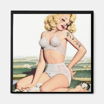 Waterlily Pin-up magnet