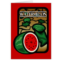 Watermelon Card
