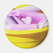 Watermelon Chalk with Heart Magnets