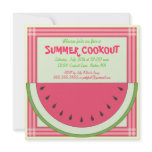 Watermelon Cookout Picnic Invitation