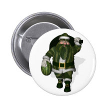 Watermelon Farmer Santa Claus Pins