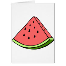 Watermelon Greeting Card
