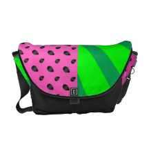 Watermelon messenger bag