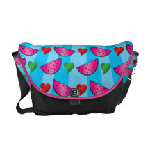 Watermelon messenger bag