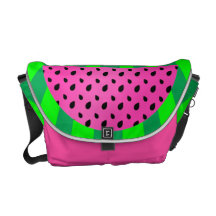 Watermelon messenger bag