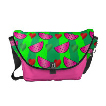 Watermelon messenger bag