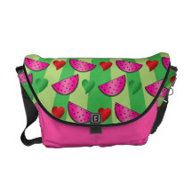 Watermelon messenger bag