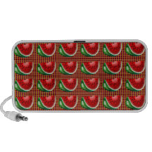 Watermelon Plaid Mini Speakers