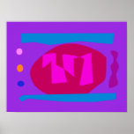 Watermelon Purple Print