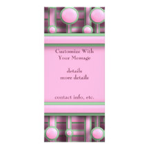 Watermelon Retro Personalized Rack Card