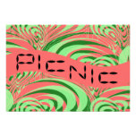 Watermelon Seeds Picnic Party Reunion Invitation
