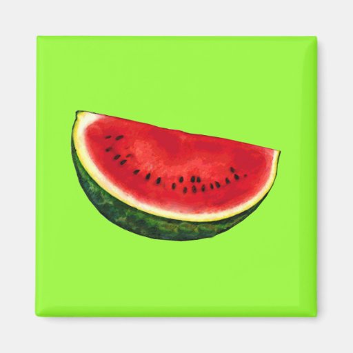 Watermelon Slice Refrigerator Magnet