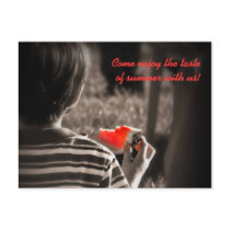 Watermelon Summer Party Invitation Postcard