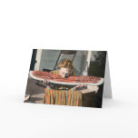 Watermelon vintage photo card