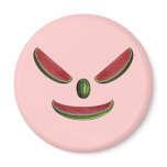 Watermelons Grin Refrigerator Magnet