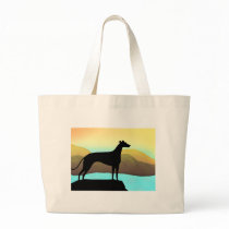 Waterside Greyhound Dog Landscape Bag