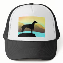 Waterside Greyhound Dog Landscape