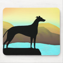 Waterside Greyhound Dog Landscape