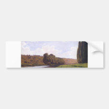 Waterside painting bumper sticker
