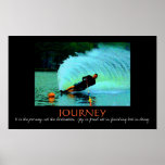 Waterski spray - it's the journey.... - Customized posters