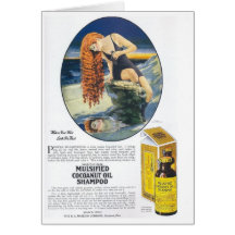 Watkins Shampoo Ad Greeting Cards