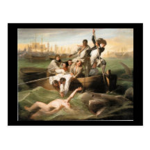 Watson and the Shark, by John Singleton Copley Post Card