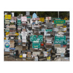 Watson Lake Sign Post Forest Post Card