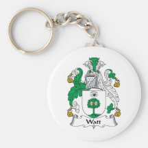 Watt Family Crest Key Chains