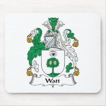 Watt Family Crest Mouse Mat