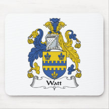 Watt Family Crest Mouse Mat