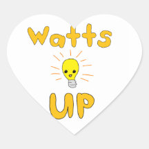 Watts Up Sticker
