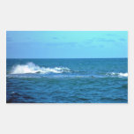 Wave breaking on reef sticker