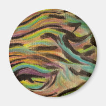 wave of colours refrigerator magnets