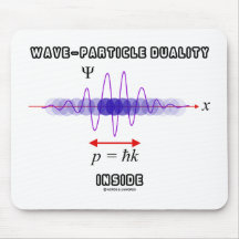 Wave-Particle Duality Inside Uncertainty Principle Mousepads