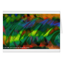 waved distortion greeting cards