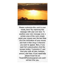 Waves at Sunset Photo Cards
