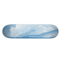 "Waves" Custom Skate Board