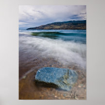 Waves move into Shore Art Print