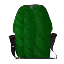 Waves of Green Rickshaw Messenger Bag