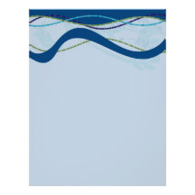 Waves of Inspiration 3 Letterhead Design