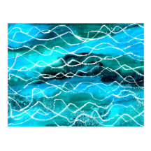 'Waves' Postcard