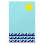 waves customized stationery