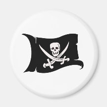 Waving Flag #10 Jack Rackham Magnet