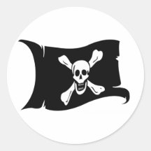 Waving Flag #12 Richard Worley Stickers